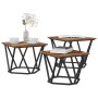 Mesa de Café 3 pcs Madera envejecida en Mesas de centro | Comprar online en Foru.es