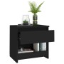 Mesitas de noche 2 uds madera contrachapada negro 40x30x39 cm de vidaXL, Mesitas de noche - Ref: Foro24-803446, Precio: 49,85...