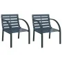 Sillas de jardín 2 unidades madera gris de vidaXL, Sillas de jardín - Ref: Foro24-47938, Precio: 118,85 €, Descuento: %