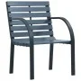 Sillas de jardín 2 unidades madera gris de vidaXL, Sillas de jardín - Ref: Foro24-47938, Precio: 118,85 €, Descuento: %