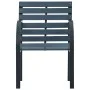 Sillas de jardín 2 unidades madera gris de vidaXL, Sillas de jardín - Ref: Foro24-47938, Precio: 118,85 €, Descuento: %