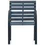 Sillas de jardín 2 unidades madera gris de vidaXL, Sillas de jardín - Ref: Foro24-47938, Precio: 120,64 €, Descuento: %