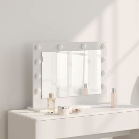 Espejo de Tocador 60 x 45 x 18 cm Cristal y Madera Estructurada en Espejos | Comprar online en Foru.es