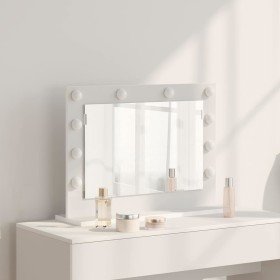 Espejo de Tocador 60 x 45 x 18 cm Cristal y Madera Estructurada en Espejos | Comprar online en Foru.es