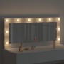 Espejo de Tocador con luces de tiras LED 100 x 45 x 18 cm en Espejos | Comprar online en Foru.es