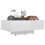 Mesa de centro madera contrachapada blanco brillo 85x55x31 cm de vidaXL, Mesas de centro - Ref: Foro24-803386, Precio: 66,77 ...