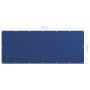 Toldo para balcón tela oxford azul 120x300 cm en Sombrillas | Comprar online en Foru.es