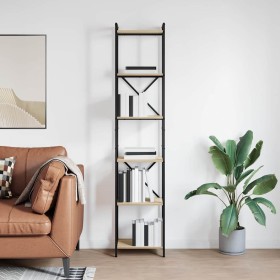 Estante de libros Roble Sonoma 40 x 30 x 189,5 cm en Librerías y estanterías | Comprar online en Foru.es