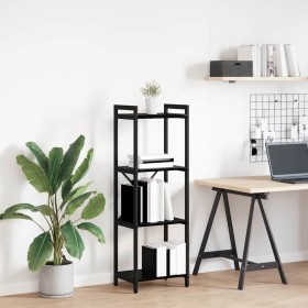 Estante de libros Roble Negro 40 x 30 x 85 cm en Librerías y estanterías | Comprar online en Foru.es