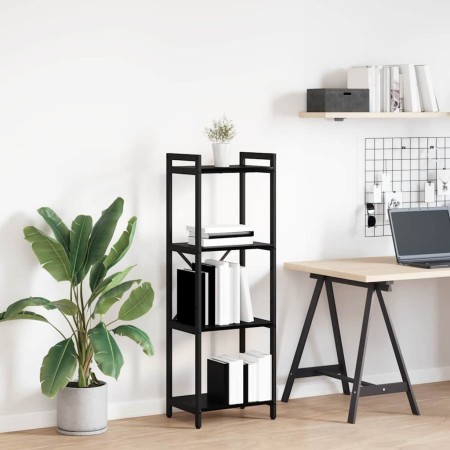 Estante de libros Roble Negro 40 x 30 x 85 cm en Librerías y estanterías | Comprar online en Foru.es