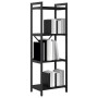 Estante de libros Roble Negro 40 x 30 x 85 cm en Librerías y estanterías | Comprar online en Foru.es