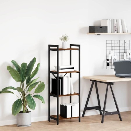 Estante de libros Roble ahumado 40 x 30 x 85 cm en Librerías y estanterías | Comprar online en Foru.es