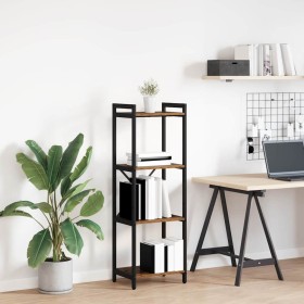 Estante de libros Madera envejecida 40 x 30 x 85 cm en Librerías y estanterías | Comprar online en Foru.es