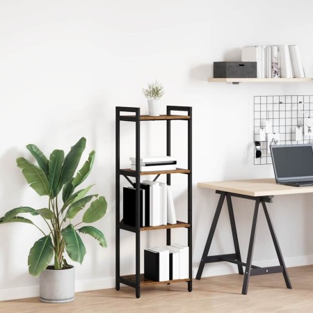 Estante de libros Madera envejecida 40 x 30 x 85 cm en Librerías y estanterías | Comprar online en Foru.es