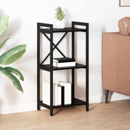 Estante de libros Roble Negro 40 x 30 x 85 cm en Librerías y estanterías | Comprar online en Foru.es