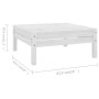 Juego de muebles de jardín 8 piezas madera maciza pino blanco de vidaXL, Conjuntos de jardín - Ref: Foro24-3083020, Precio: 3...