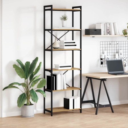 Estante de libros Roble artesanal 40 x 30 x 85 cm en Librerías y estanterías | Comprar online en Foru.es