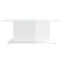 Mesa de centro madera ingeniería blanco brillo 102x55,5x40 cm de vidaXL, Mesas de centro - Ref: Foro24-810313, Precio: 51,16 ...