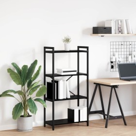 Estante de libros Roble Negro 40 x 30 x 85 cm en Librerías y estanterías | Comprar online en Foru.es