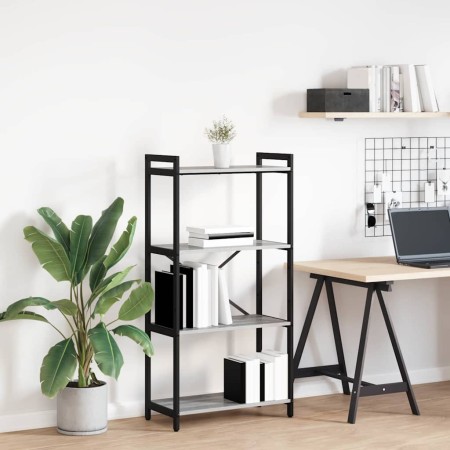 Estante de libros Gris sonoma 40 x 30 x 85 cm en Librerías y estanterías | Comprar online en Foru.es