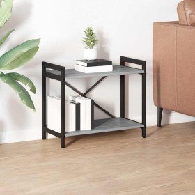 Estante de libros Gris sonoma 60 x 30 x 50 cm en Librerías y estanterías | Comprar online en Foru.es