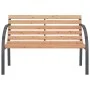 Banco de jardín de madera y hierro 120 cm de vidaXL, Bancos de jardín - Ref: Foro24-41014, Precio: 108,84 €, Descuento: %