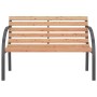 Banco de jardín de madera y hierro 120 cm de vidaXL, Bancos de jardín - Ref: Foro24-41014, Precio: 126,35 €, Descuento: %