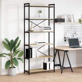 Estante de libros Roble Sonoma 40 x 30 x 85 cm en Librerías y estanterías | Comprar online en Foru.es