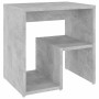 Mesita de noche madera contrachapada gris hormigón 40x30x40 cm de vidaXL, Mesitas de noche - Ref: Foro24-806336, Precio: 30,8...