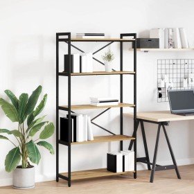 Estante de libros Roble artesanal 80 x 30 x 155 cm en Librerías y estanterías | Comprar online en Foru.es