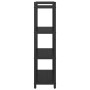 Estante de libros Roble Negro 80 x 30 x 120 cm en Librerías y estanterías | Comprar online en Foru.es
