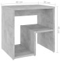 Mesita de noche madera contrachapada gris hormigón 40x30x40 cm de vidaXL, Mesitas de noche - Ref: Foro24-806336, Precio: 30,8...