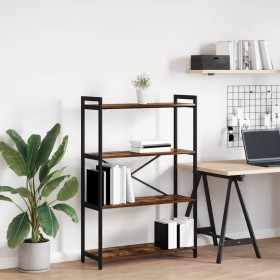 Estante de libros Roble ahumado 80 x 30 x 120 cm en Librerías y estanterías | Comprar online en Foru.es