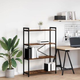 Estante de libros Roble ahumado 80 x 30 x 120 cm en Librerías y estanterías | Comprar online en Foru.es