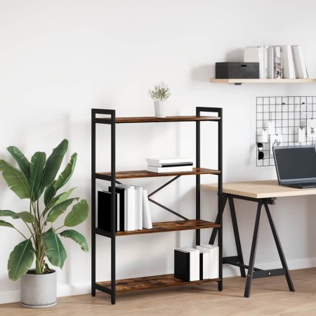 Estante de libros Roble ahumado 80 x 30 x 120 cm en Librerías y estanterías | Comprar online en Foru.es