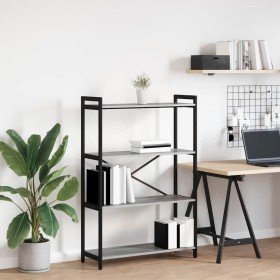 Estante de libros Gris sonoma 80 x 30 x 120 cm en Librerías y estanterías | Comprar online en Foru.es