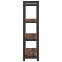 Estante de libros Madera envejecida 80 x 30 x 120 cm en Librerías y estanterías | Comprar online en Foru.es