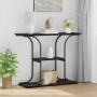 Mesa Consola con estante Roble Negro 101 x 35 x 80,5 cm en Mesas auxiliares | Comprar online en Foru.es