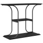 Mesa Consola con estante Roble Negro 101 x 35 x 80,5 cm en Mesas auxiliares | Comprar online en Foru.es