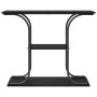 Mesa Consola con estante Roble Negro 101 x 35 x 80,5 cm en Mesas auxiliares | Comprar online en Foru.es