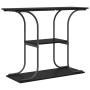 Mesa Consola con estante Roble Negro 101 x 35 x 80,5 cm en Mesas auxiliares | Comprar online en Foru.es