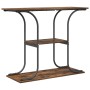 Mesa Consola con estante Roble ahumado 101 x 35 x 80,5 cm en Mesas auxiliares | Comprar online en Foru.es