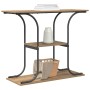 Mesa Consola con estante Roble artesanal 101 x 35 x 80,5 cm en Mesas auxiliares | Comprar online en Foru.es