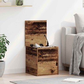 Caja de Almacenamiento Madera envejecida 40 x 42 x 46 cm en Baúles de almacenamiento | Comprar online en Foru.es