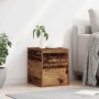 Caja de Almacenamiento Madera envejecida 40 x 42 x 46 cm en Baúles de almacenamiento | Comprar online en Foru.es