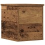 Caja de Almacenamiento Madera envejecida 30 x 35 x 35 cm en Baúles de almacenamiento | Comprar online en Foru.es