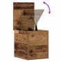 Caja de Almacenamiento Madera envejecida 30 x 35 x 35 cm en Baúles de almacenamiento | Comprar online en Foru.es