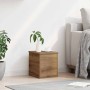 Caja de Almacenamiento Roble artesanal 30 x 35 x 35 cm en Baúles de almacenamiento | Comprar online en Foru.es