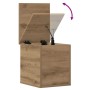 Caja de Almacenamiento Roble artesanal 30 x 35 x 35 cm en Baúles de almacenamiento | Comprar online en Foru.es