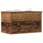 Caja de Almacenamiento Madera envejecida 60 x 35 x 35 cm en Baúles de almacenamiento | Comprar online en Foru.es